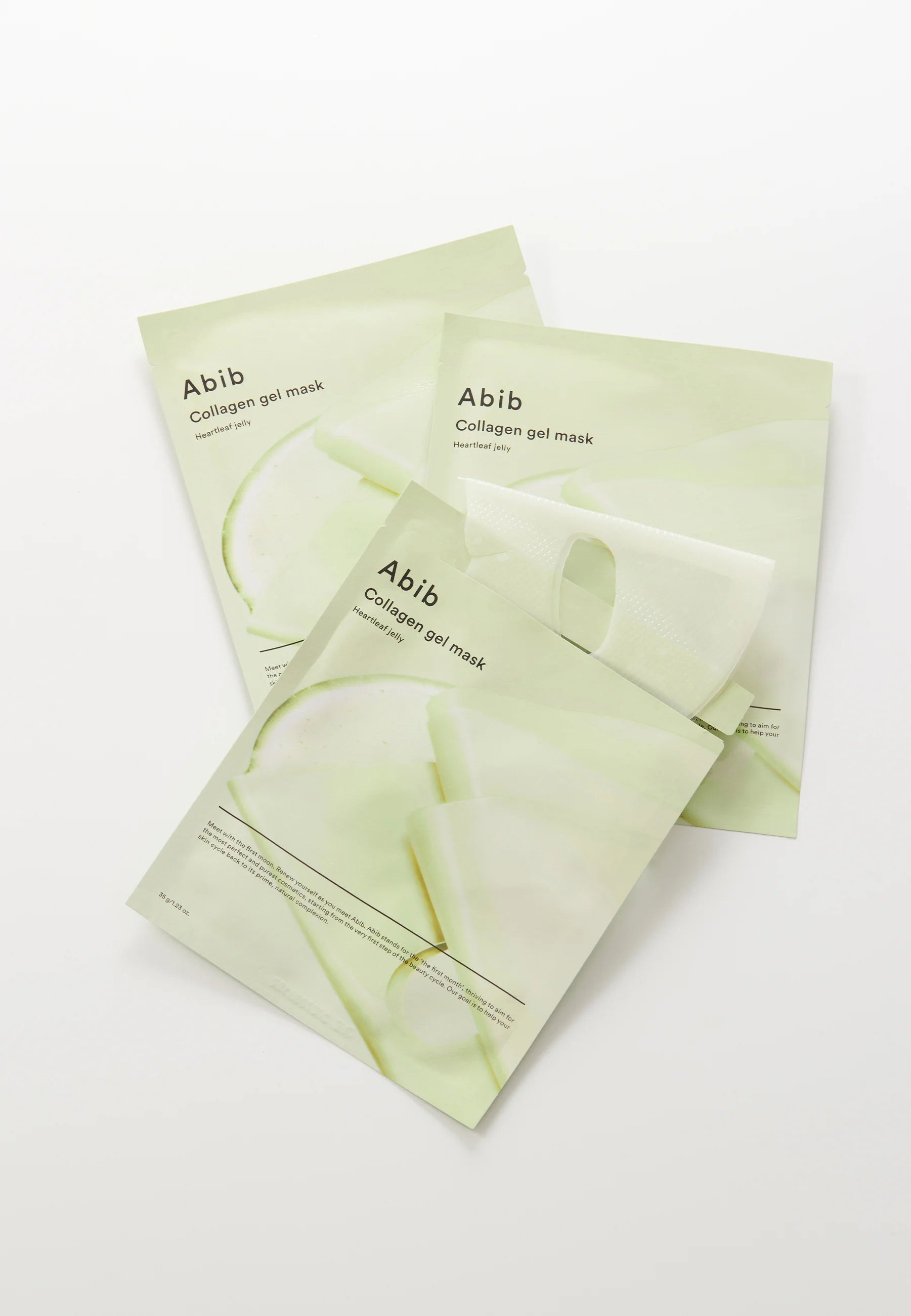 Textur der Abib Collagen Gel Mask Heartleaf Jelly