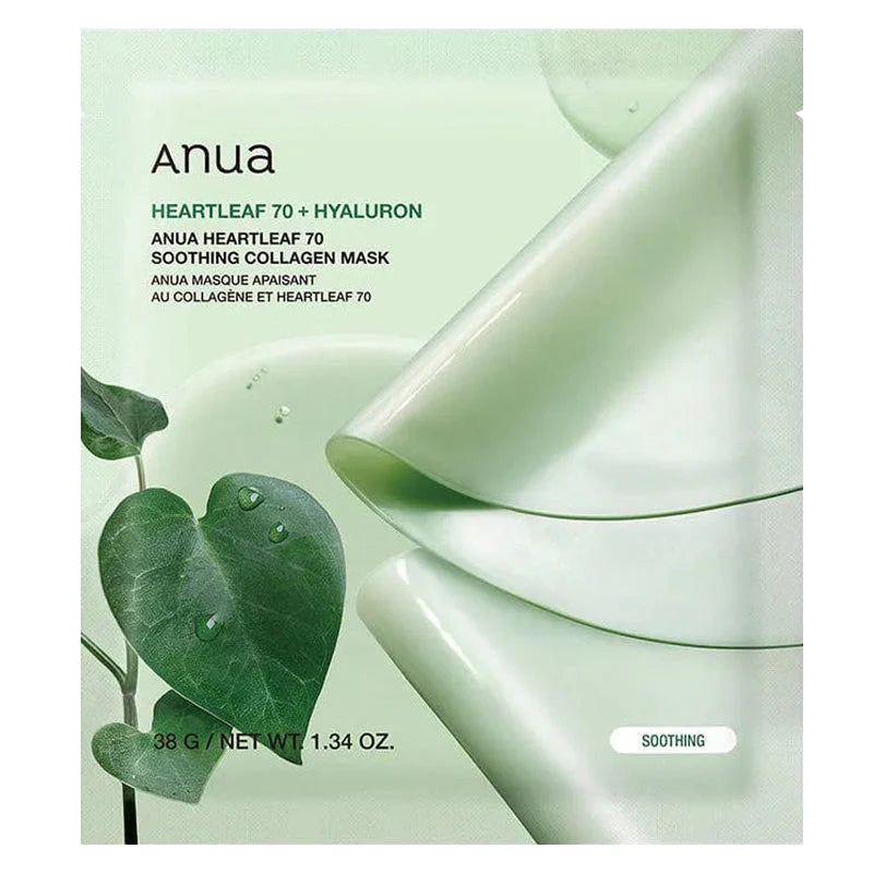 Anua Heartleaf 70 Soothing Collagen Mask Produktansicht