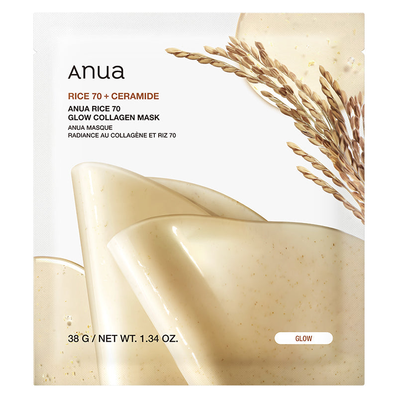 Anua Rice 70 Glow Collagen Mask Produktansicht