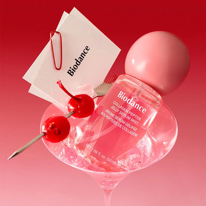 Erfrischendes koreanisches Biodance Jelly Serum Mist zur Aufpolsterung der Haut.