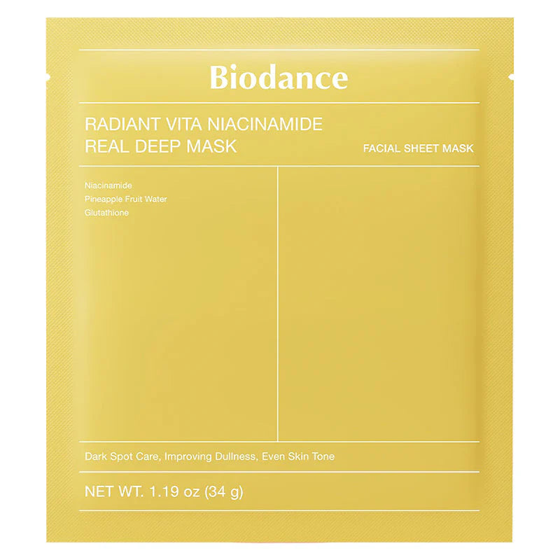 Biodance Radiant Vita Niacinamide Real Deep Mask Produktansicht