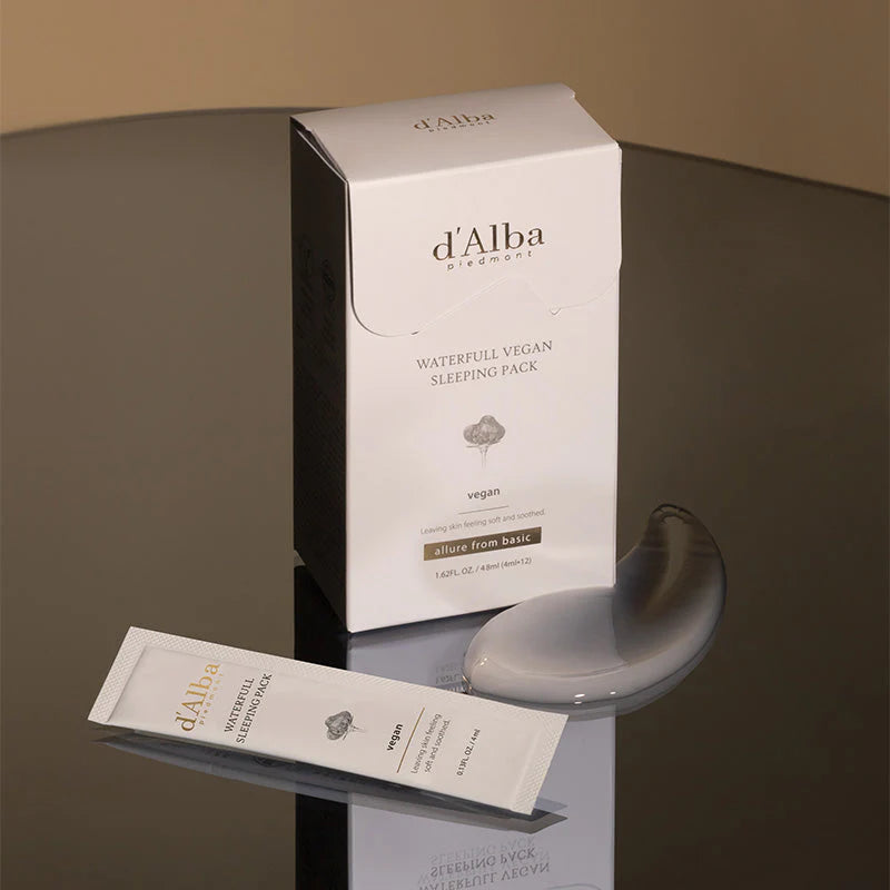 Textur der d'Alba Waterfull Vegan Sleeping Pack