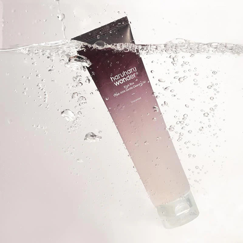Haruharu Wonder Black Rice Triple AHA Cleansing Gel Textur