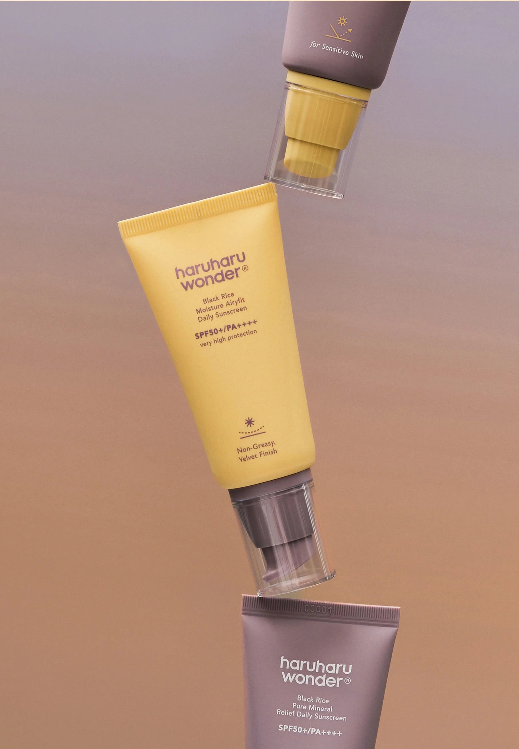 Haruharu Wonder Black Rice Moisture Airfit Daily Sunscreen Verpackung