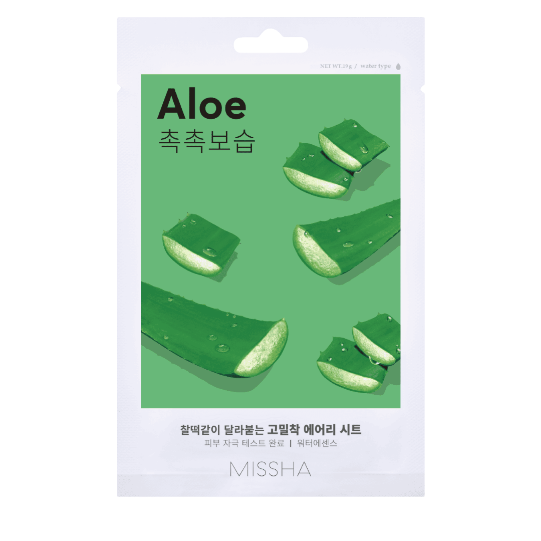 Missha Airy Fit Sheet Mask Aloe zur Beruhigung der Haut