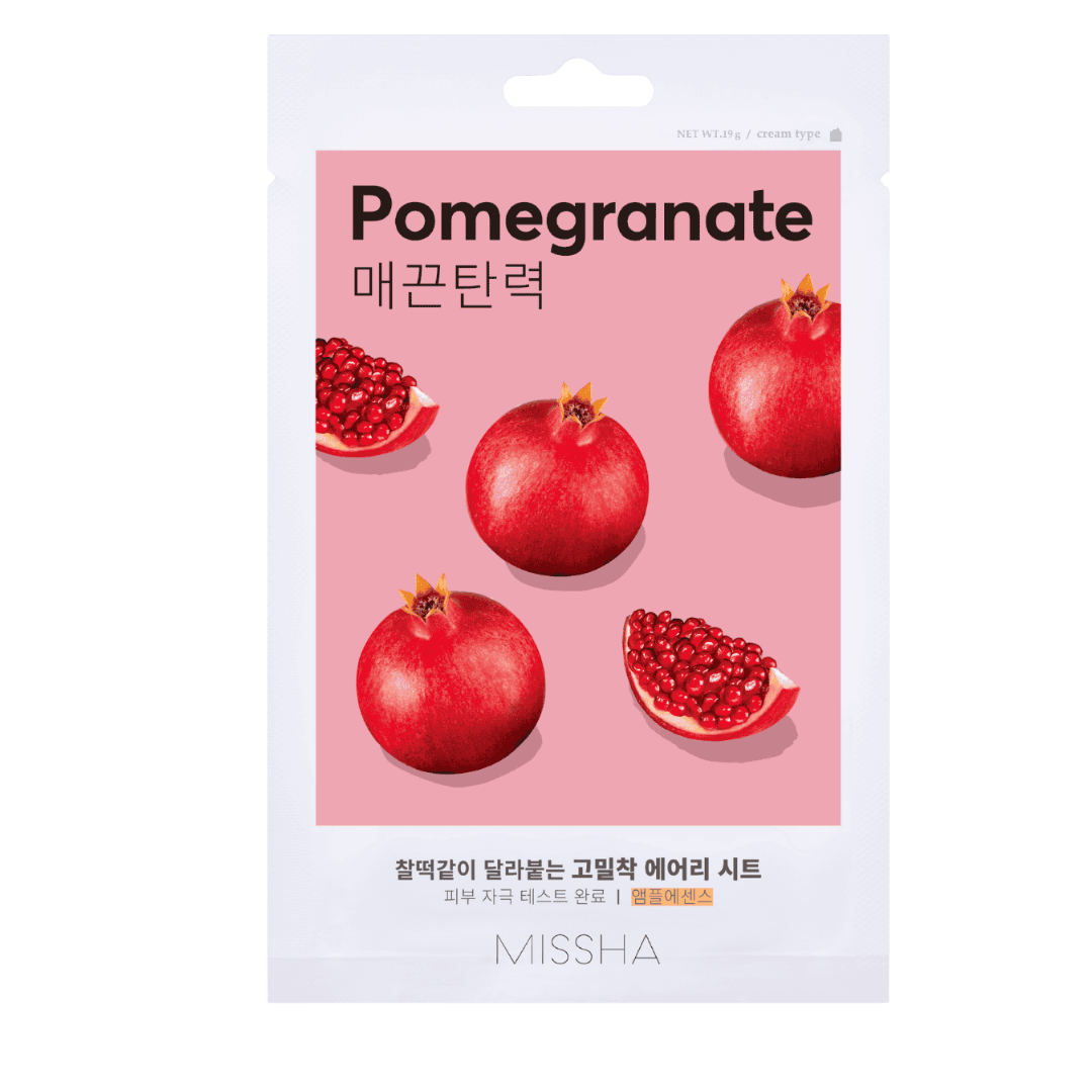Missha Airy Fit Sheet Mask Pomegranate mit antioxidativem Granatapfel-Extrakt