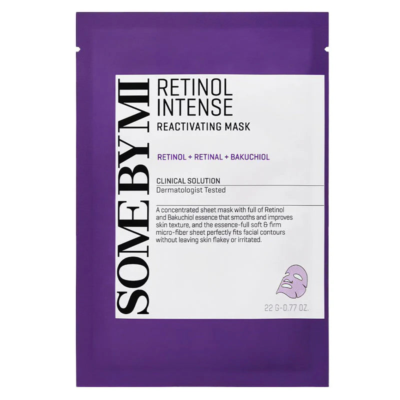 SOME BY MI Retinol Intense Sheet Mask mit Retinal und Peptiden