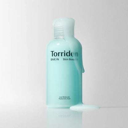 Torriden DIVE-IN Skin Booster mit 5-fach Hyaluronsäure zur Beruhigung und Aufpolsterung der Haut.