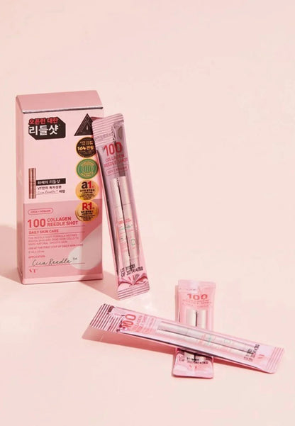 VT Cosmetics Collagen Reedle Shot 100 mit 500 Da Kollagen und Cica